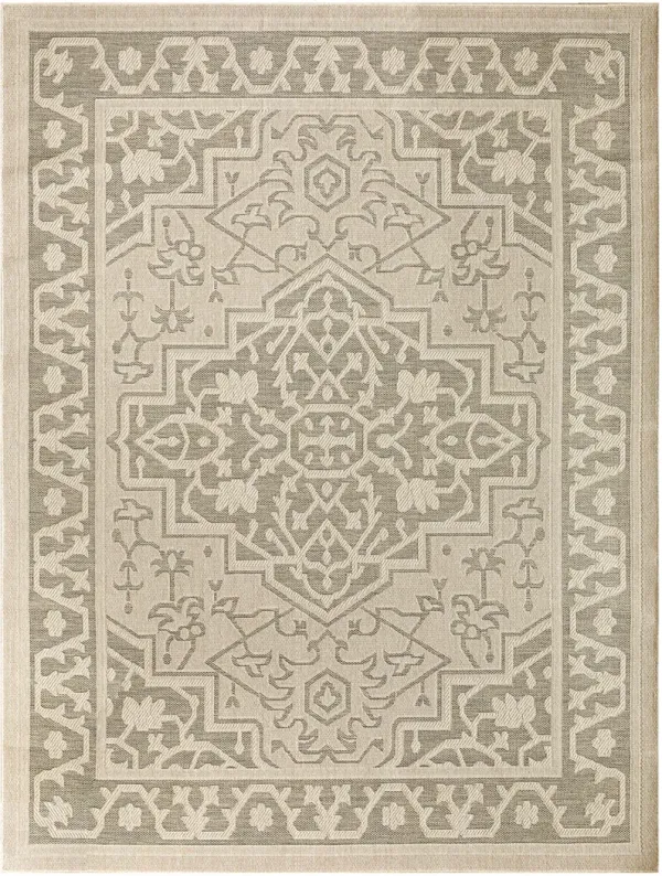 Tulum TLM05 Taupe/Olive 10' x 14' Rug