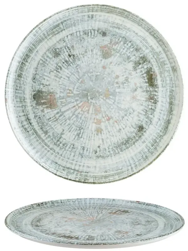 Odette dia.12.75" Round Decorated Porcelain Plate