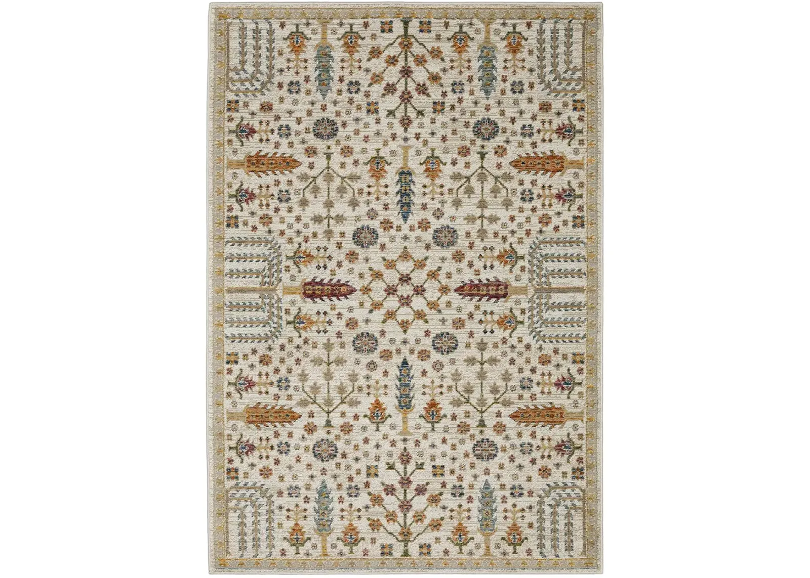 Andorra 1'10" x 3'2" Ivory Rug