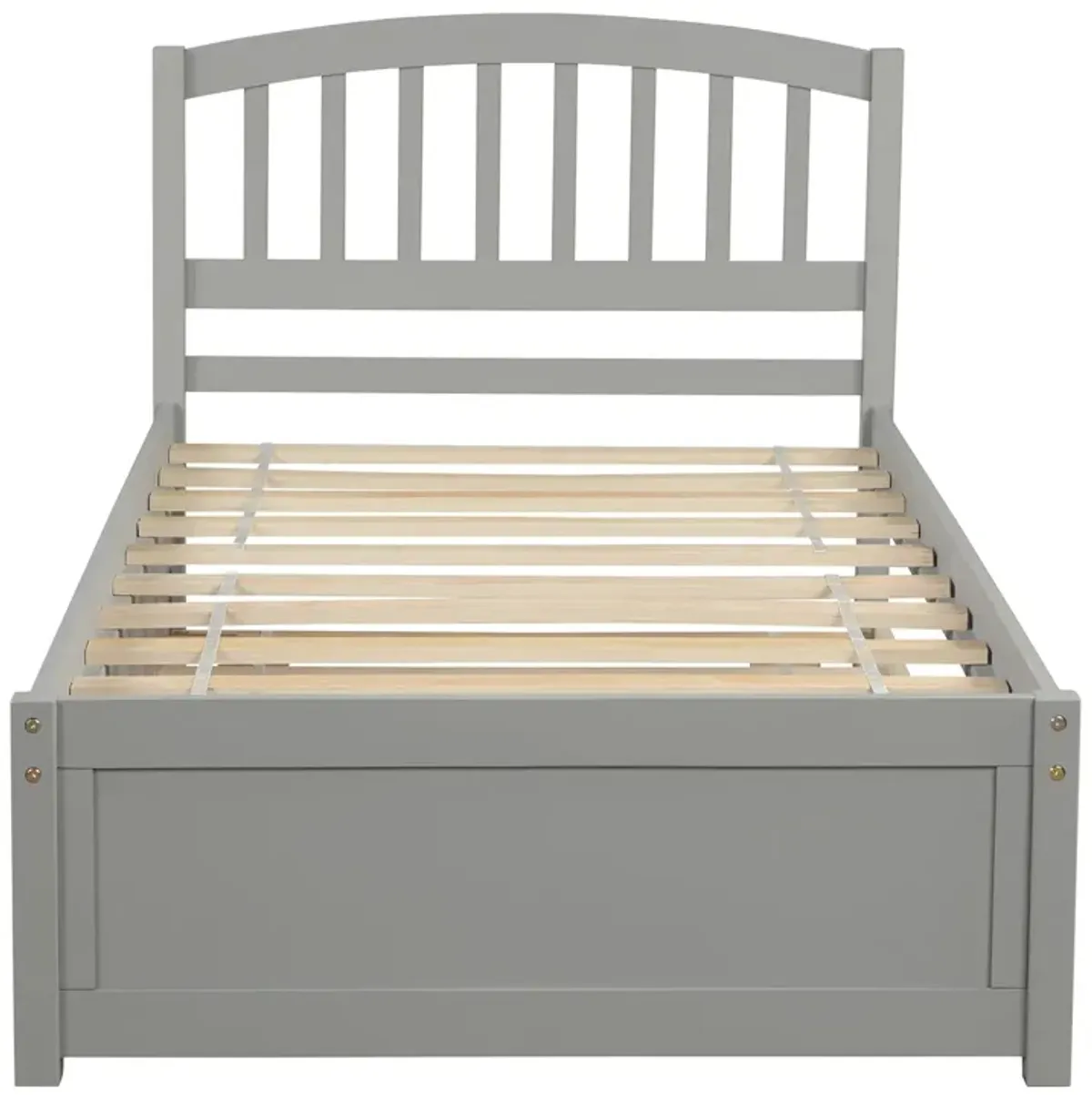 Merax Platform Bed Frame with Trundle