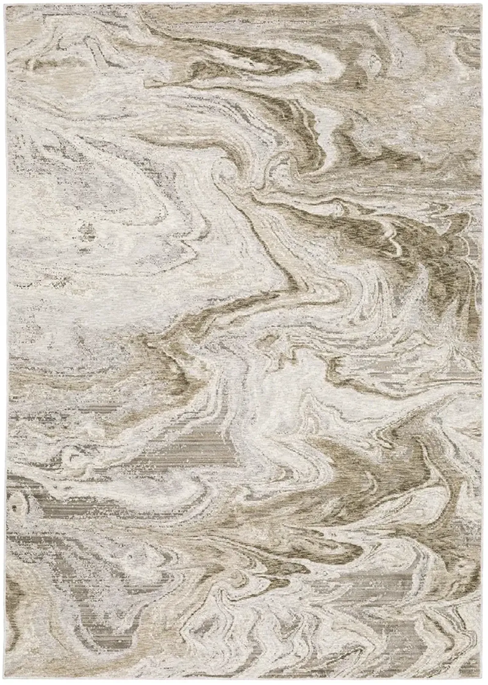 Nebulous 3'3" x 5' Neutral Beige Rug