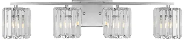 Coco Prism Vintage Metal/Glass Classic Glam LED Vanity Light