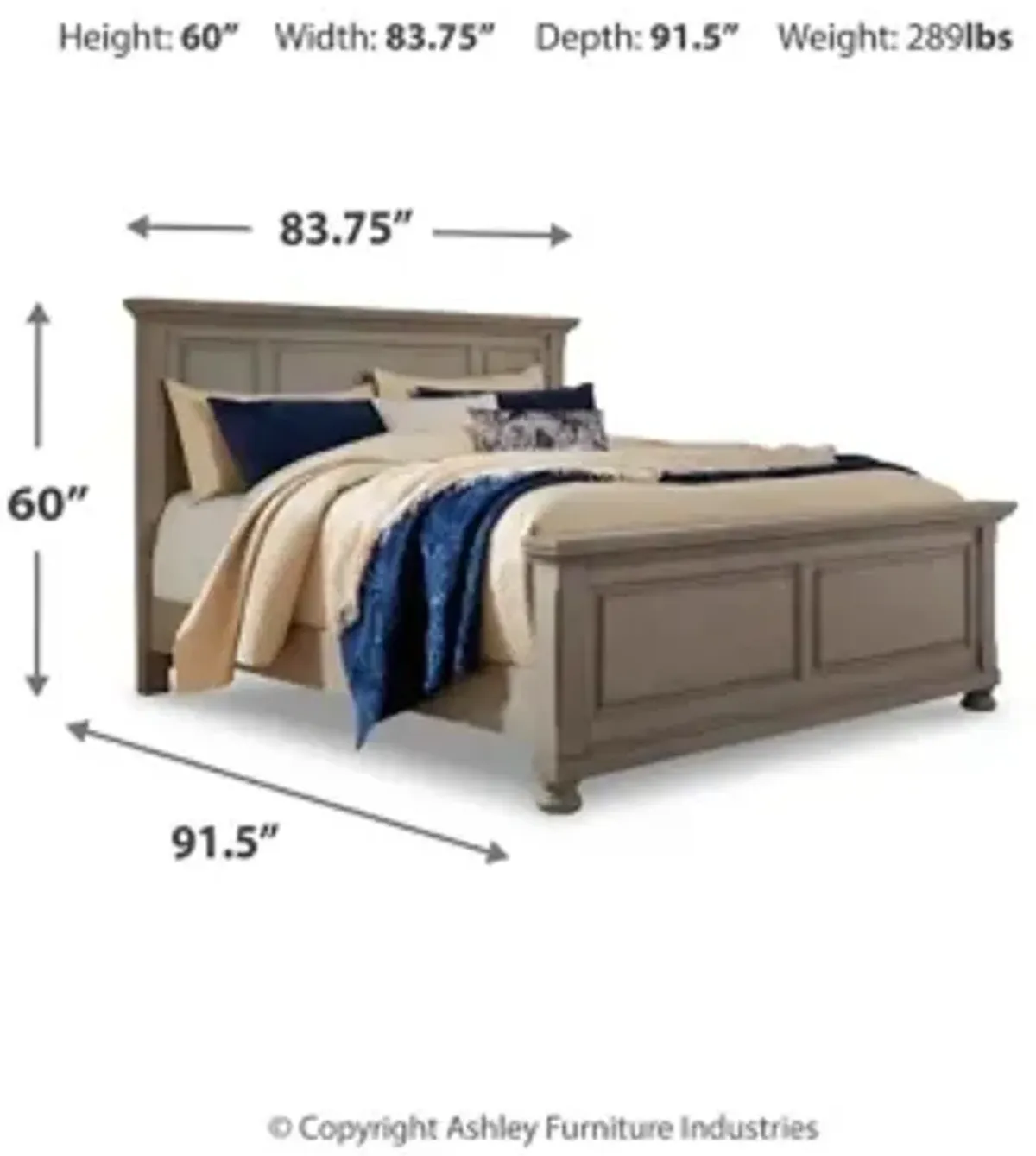 Lettner King Panel Bed