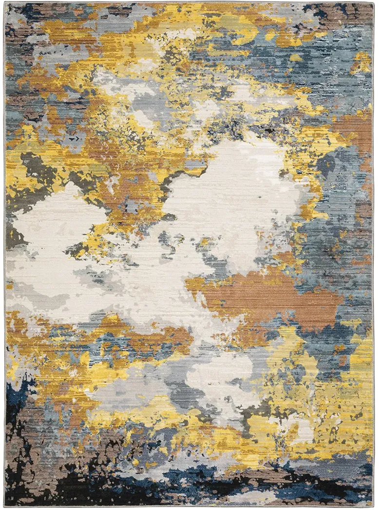 Caravan 3'3" x 5' Yellow Rug