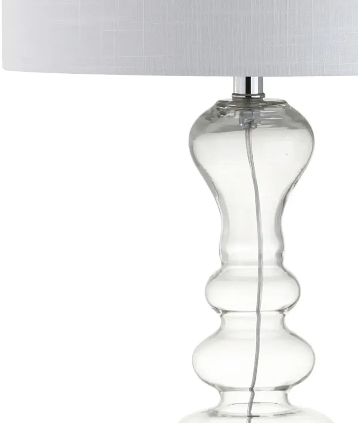 Madeline Curved Glass LED Table Lamp