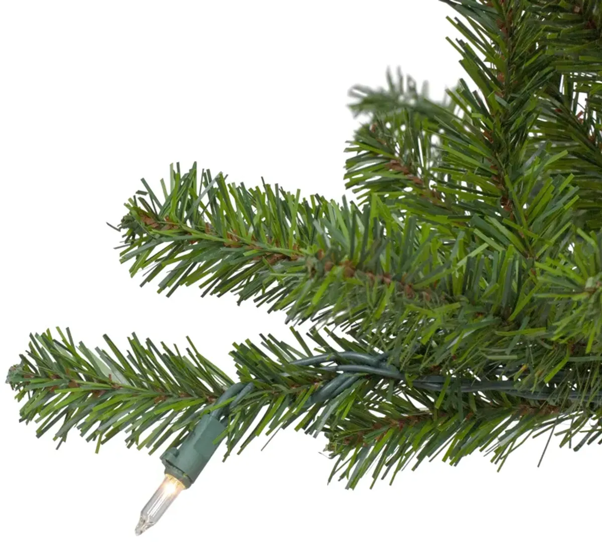 4' Pre-Lit Medium Alpine Artificial Christmas Tree - Clear Lights