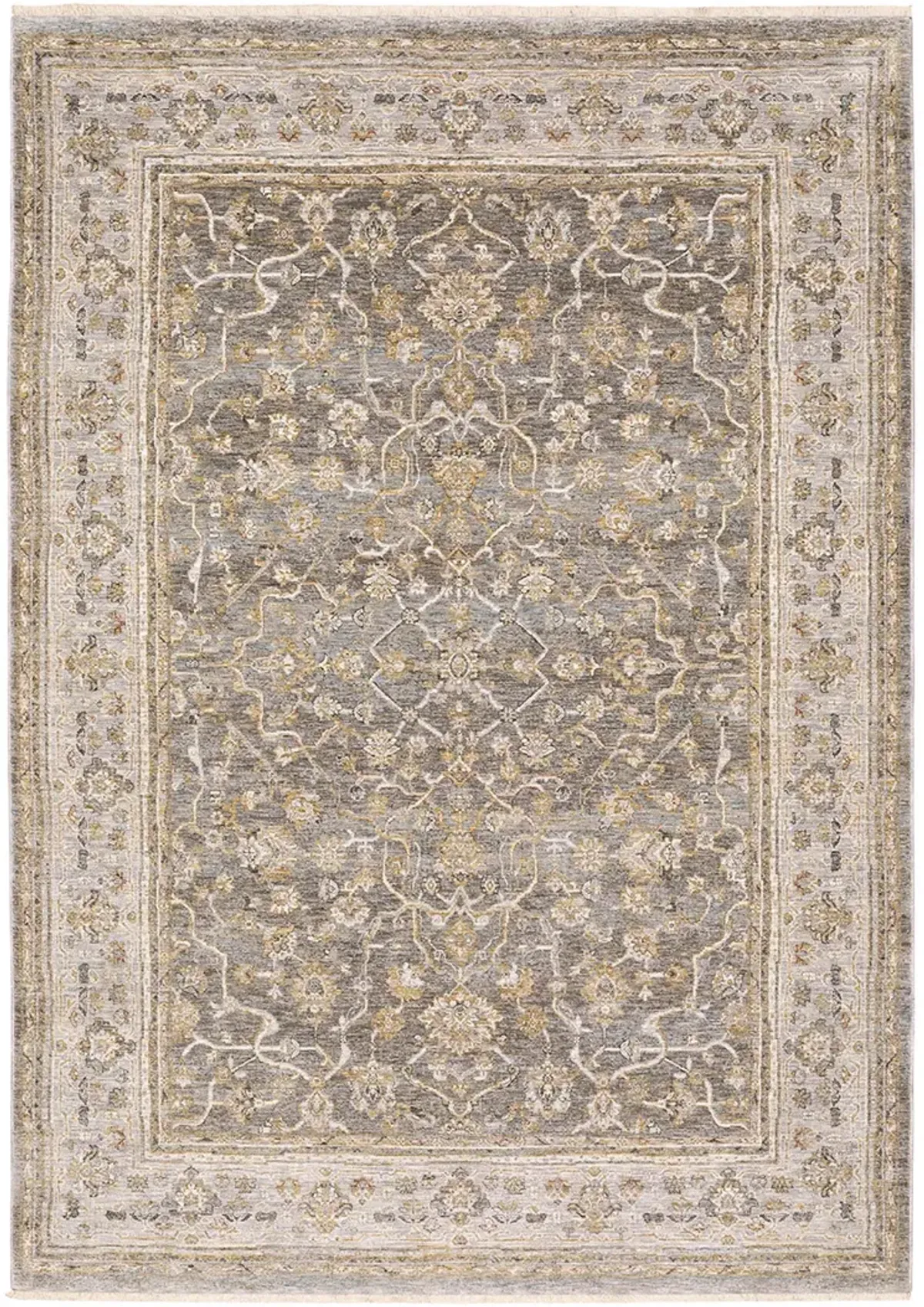 Maharaja 2' x 3' Grey Rug