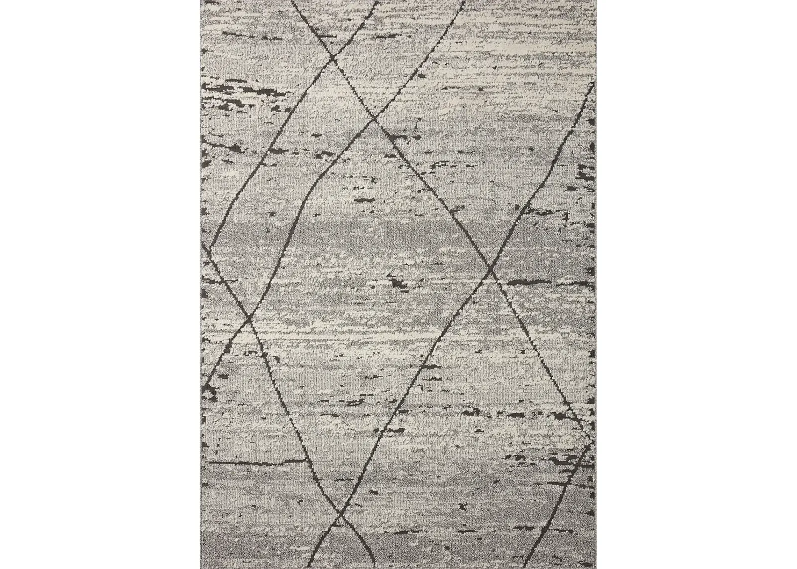 Fabian FAB04 Grey/Charcoal 5'3" x 7'6" Rug