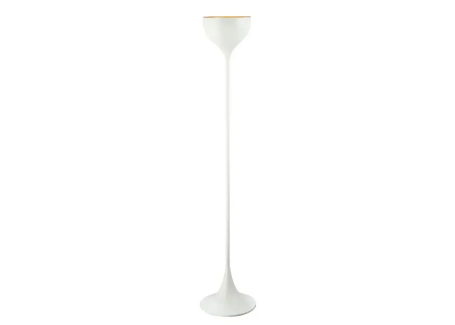 Joyce 69.5" Metal LED Floor Lamp, White