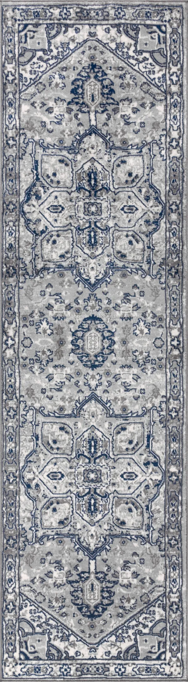 Jerica Modern Persian Vintage Medallion Round Area Rug