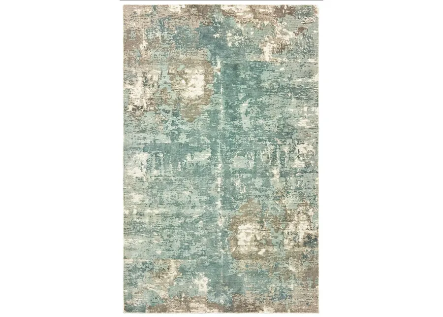 Formations 8' x 10' Blue Rug