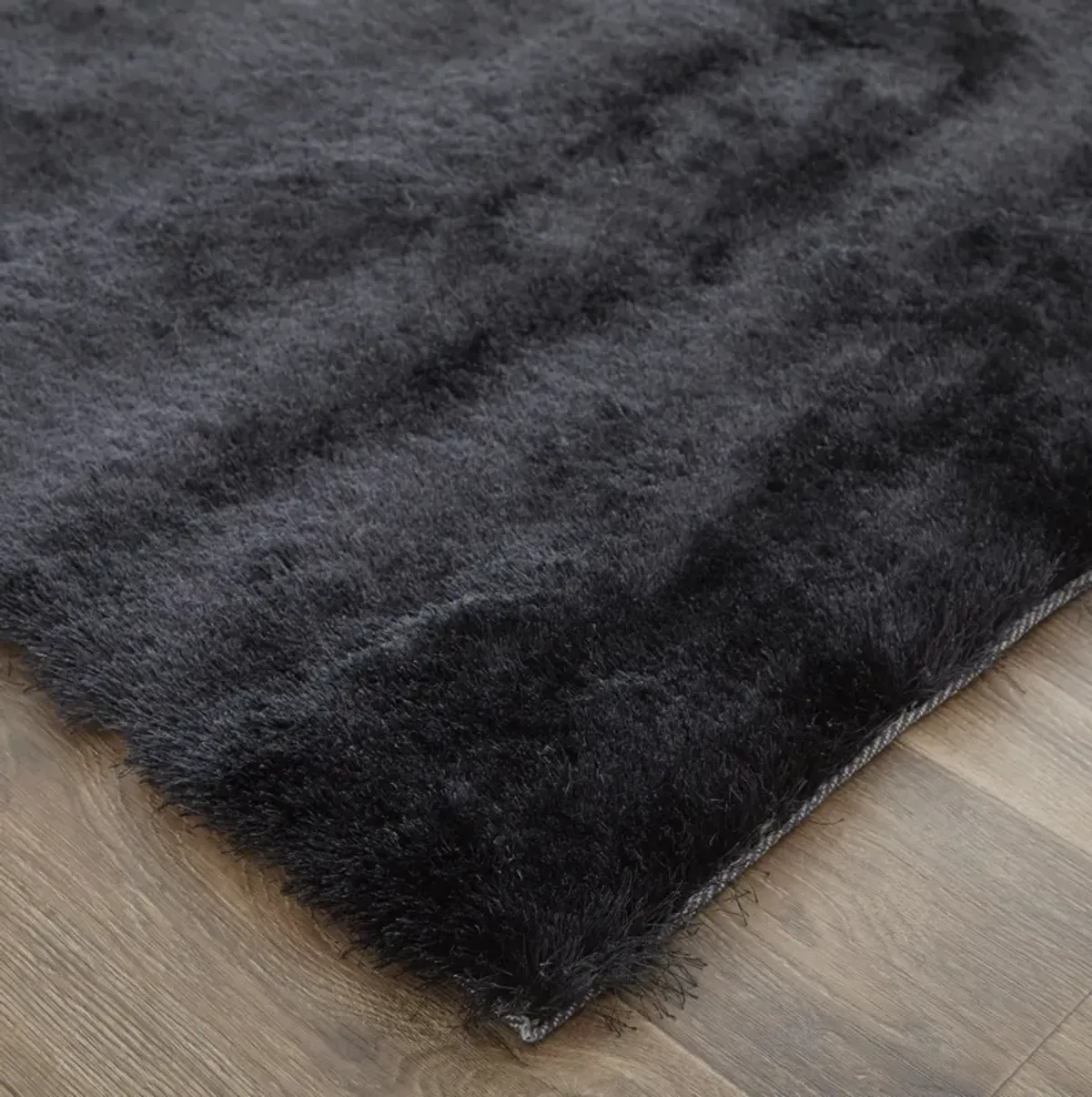 Indochine 4550F Black 2'6" x 6' Rug