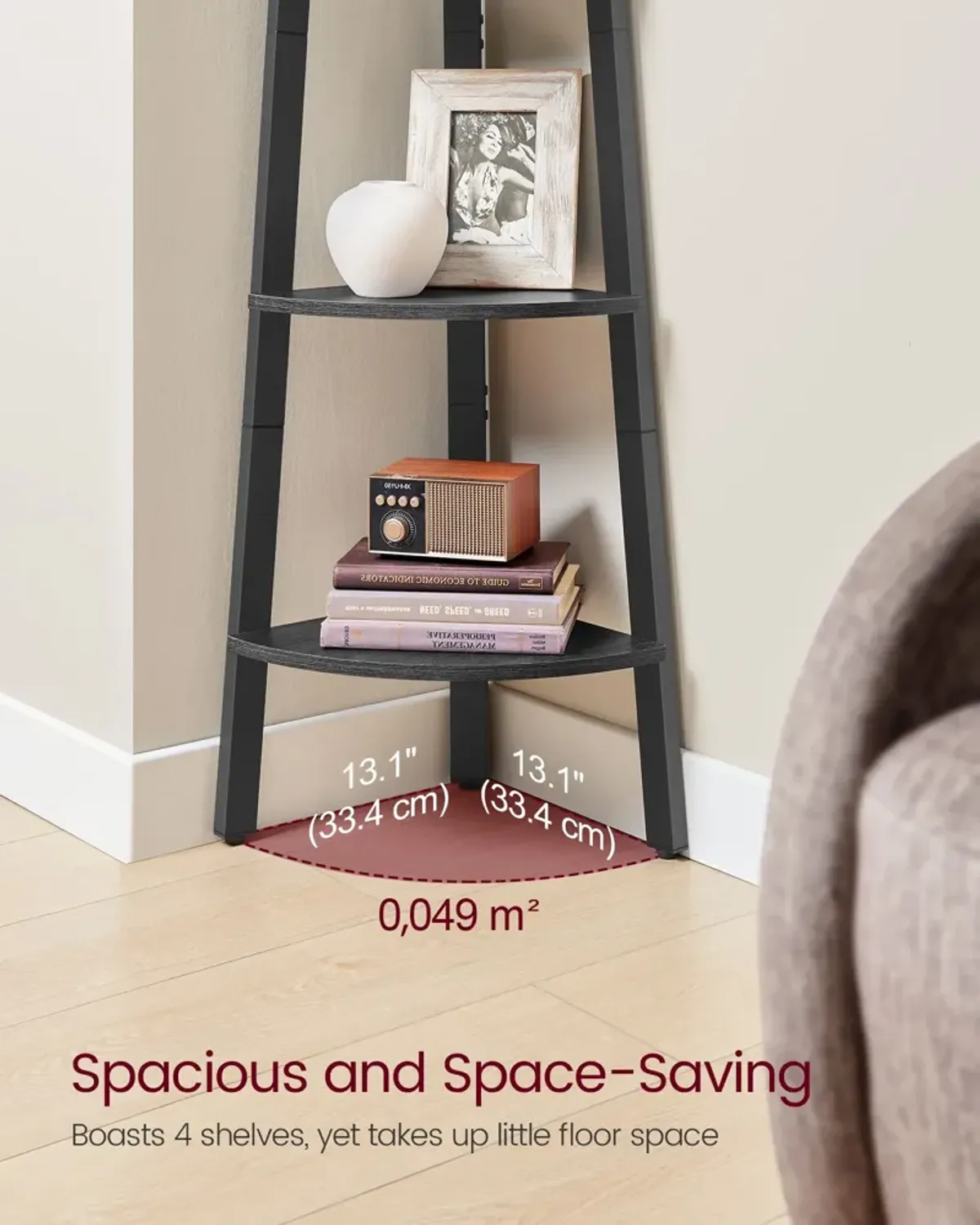 Corner Shelf for Space-Saving Storage and Stylish Display