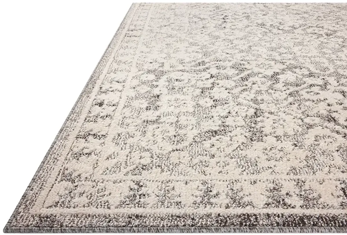 Gigi Grey/Ivory 2'7" x 10'0" Runner Rug by Magnolia Home by Joanna Gaines x Loloi