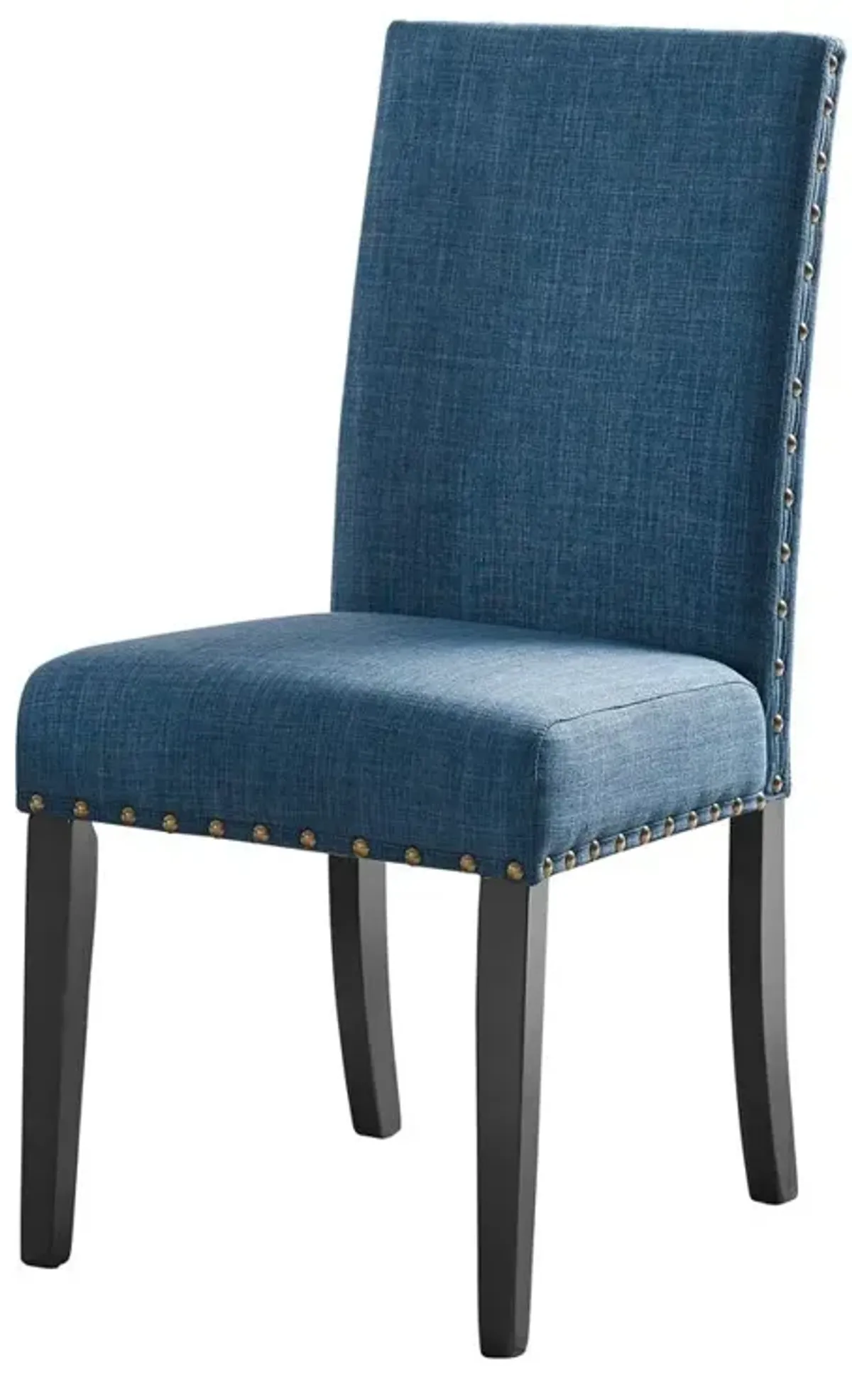 New Classic Furniture Furniture Crispin 19 Fabric Dining Chairs in Blue (Set of 2)