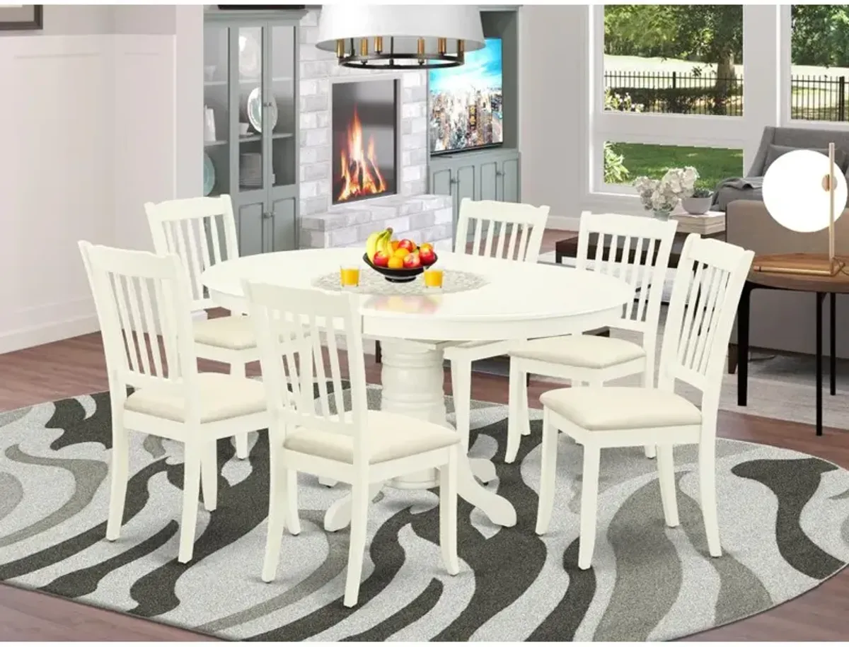 Dining Room Set Linen White