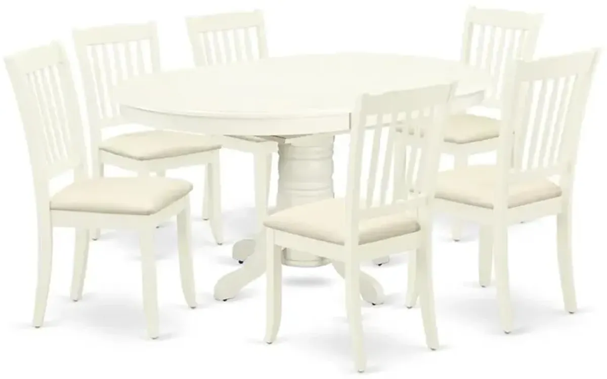 Dining Room Set Linen White