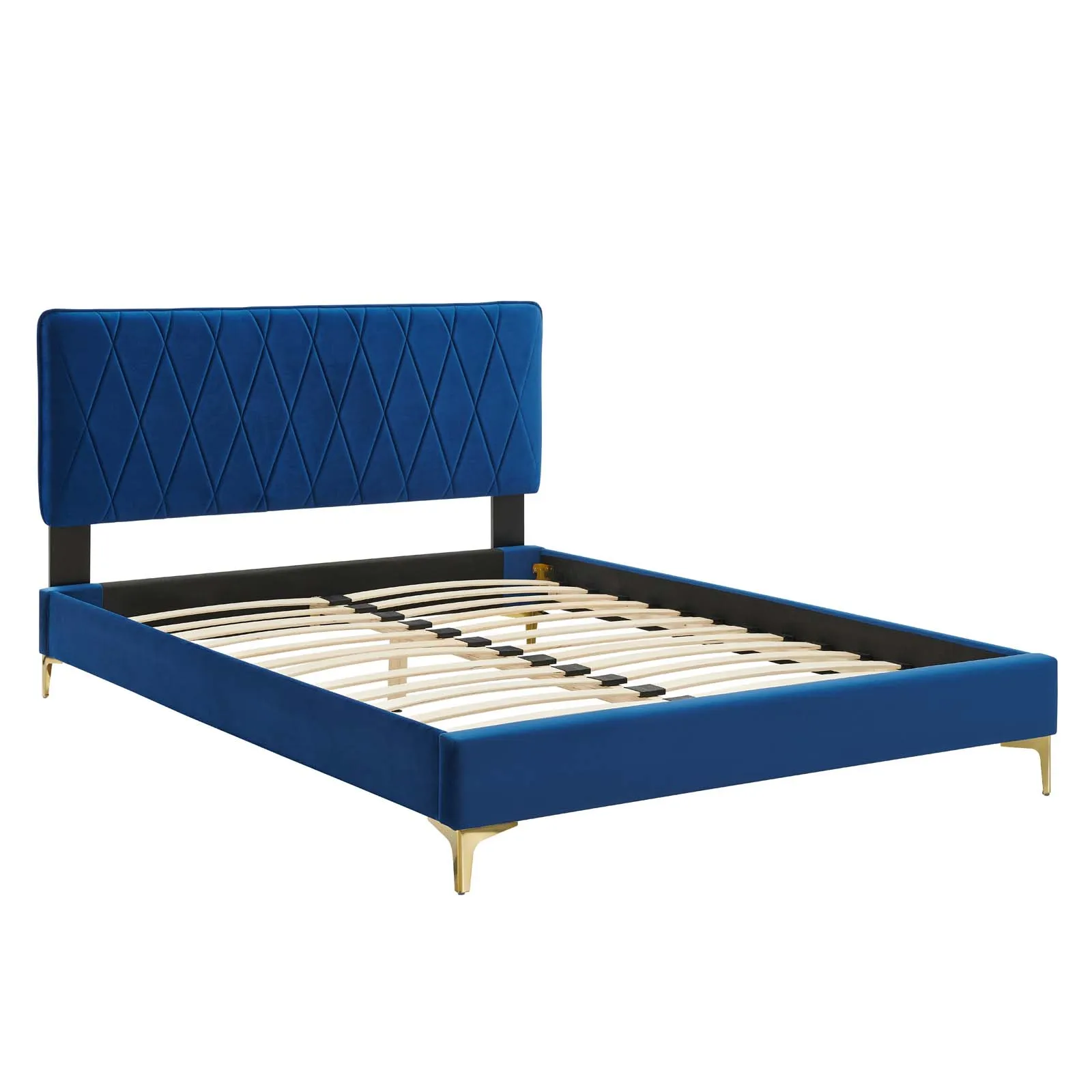 Modway - Phillipa Performance Velvet King Platform Bed