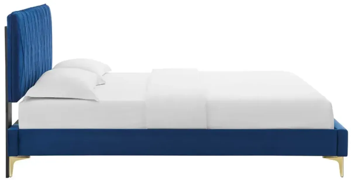 Modway - Phillipa Performance Velvet King Platform Bed