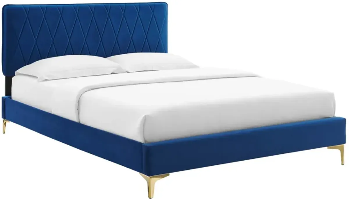 Modway - Phillipa Performance Velvet King Platform Bed