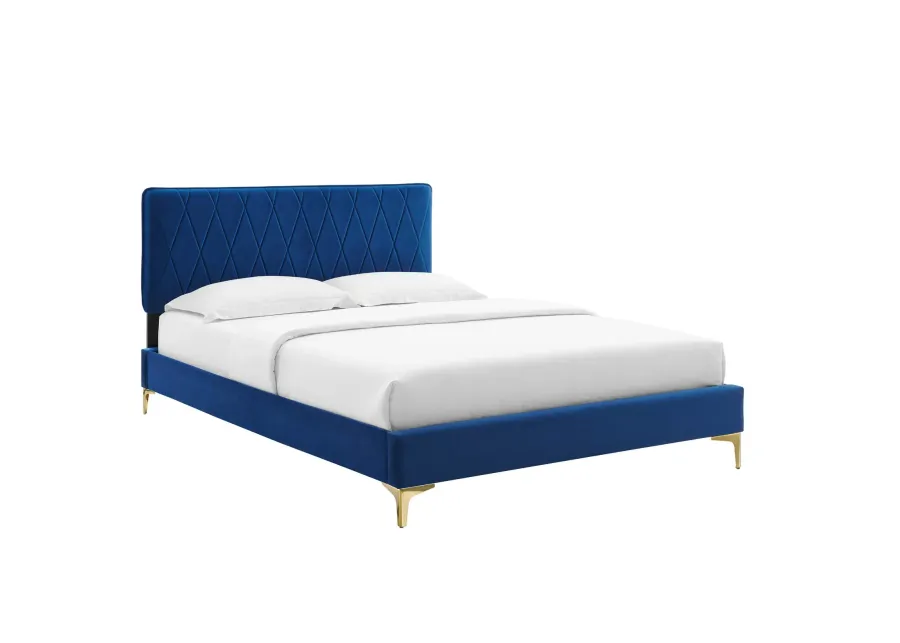 Modway - Phillipa Performance Velvet King Platform Bed