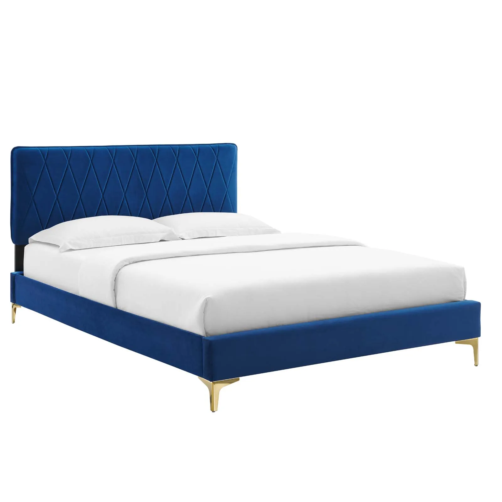 Modway - Phillipa Performance Velvet King Platform Bed