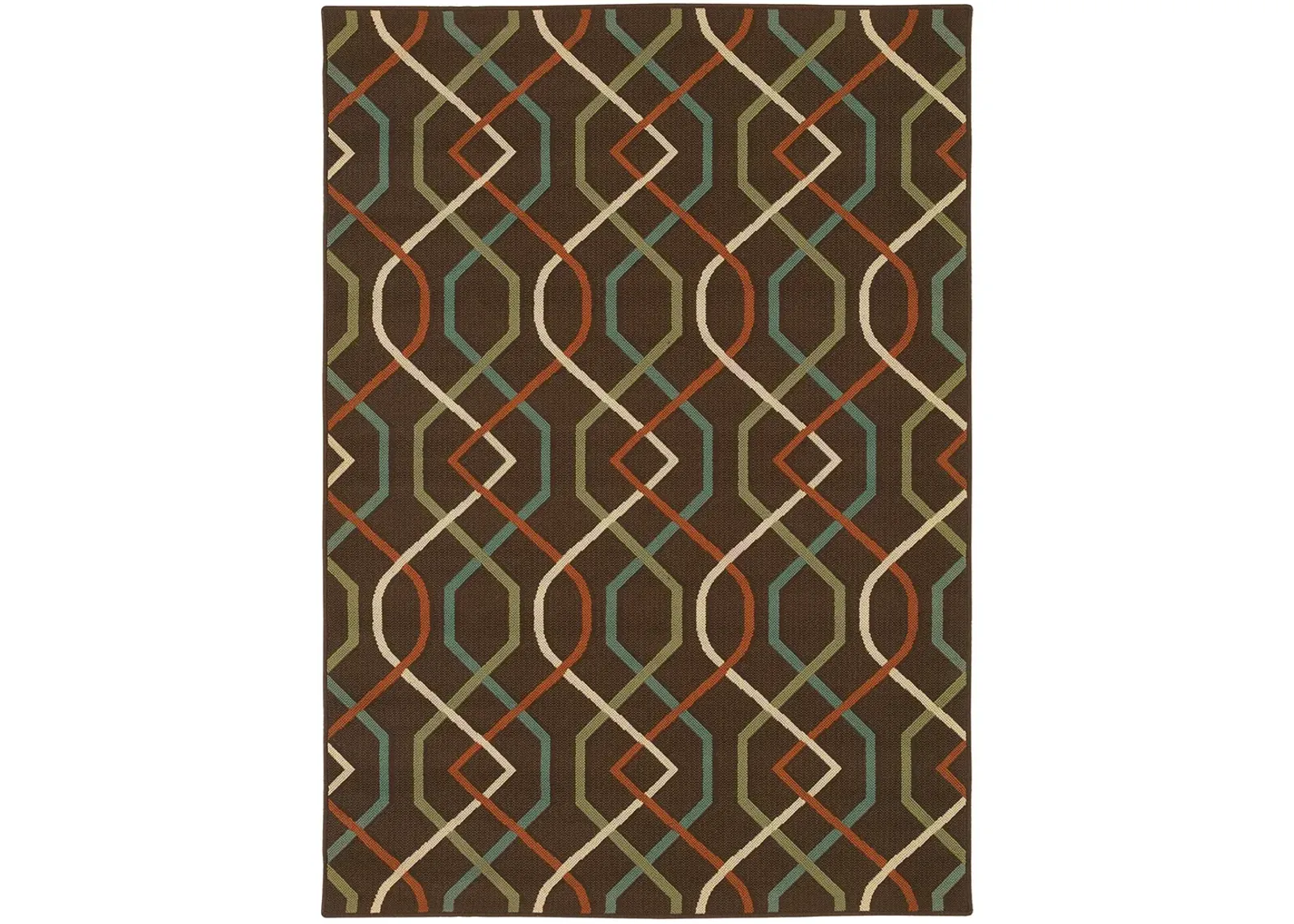 Montego 5'3" x 7'6" Brown Rug