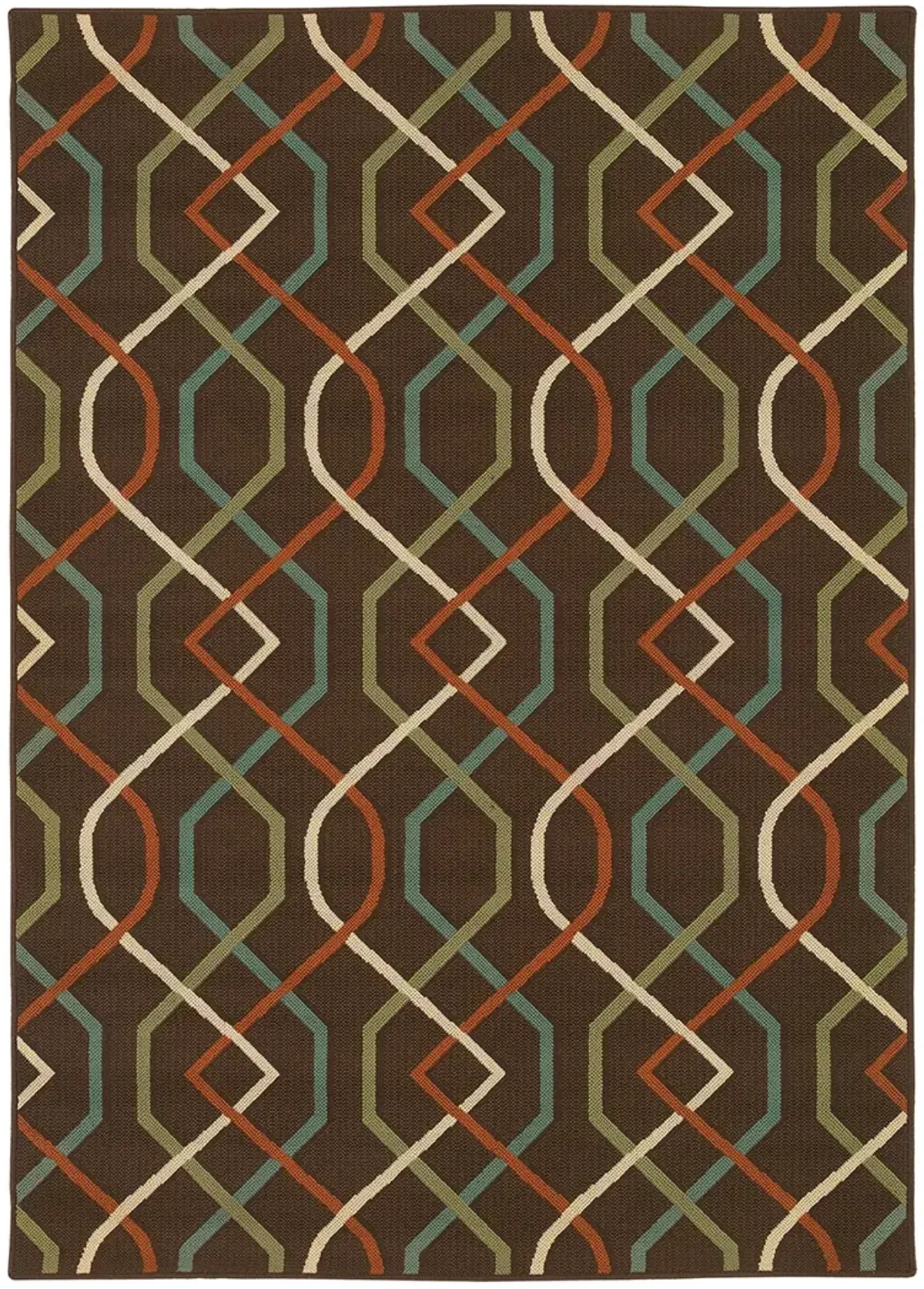 Montego 5'3" x 7'6" Brown Rug