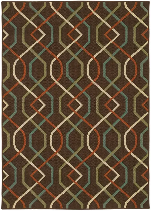 Montego 5'3" x 7'6" Brown Rug