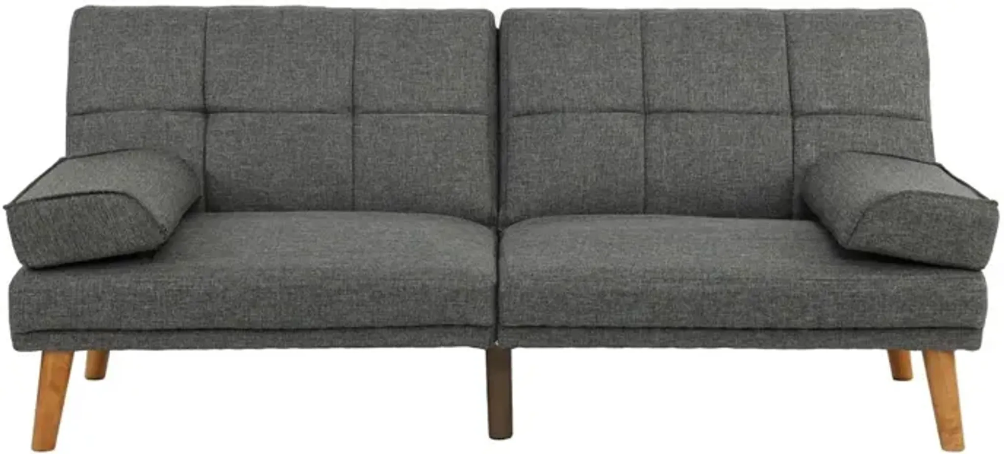 Blue Grey Color Polyfiber 2pc Sectional Sofa Set Living Room Furniture ...