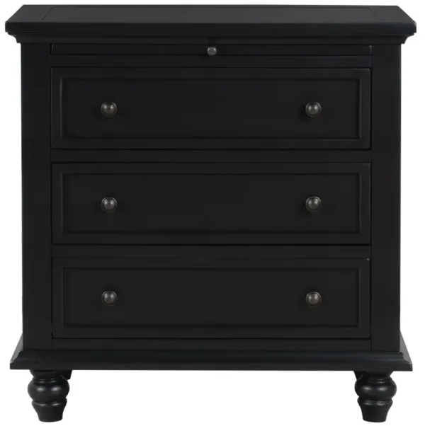 Streamdale 3-Drawer Storage Wood Cabinet, End Table With Pull Out Tray