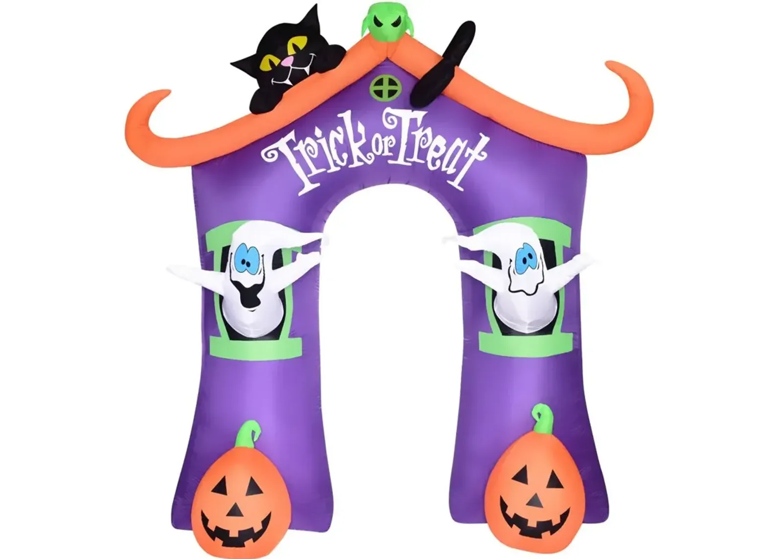 Haunted Hill Farm 9ft Inflatable Trick or Treat Arch with Lights