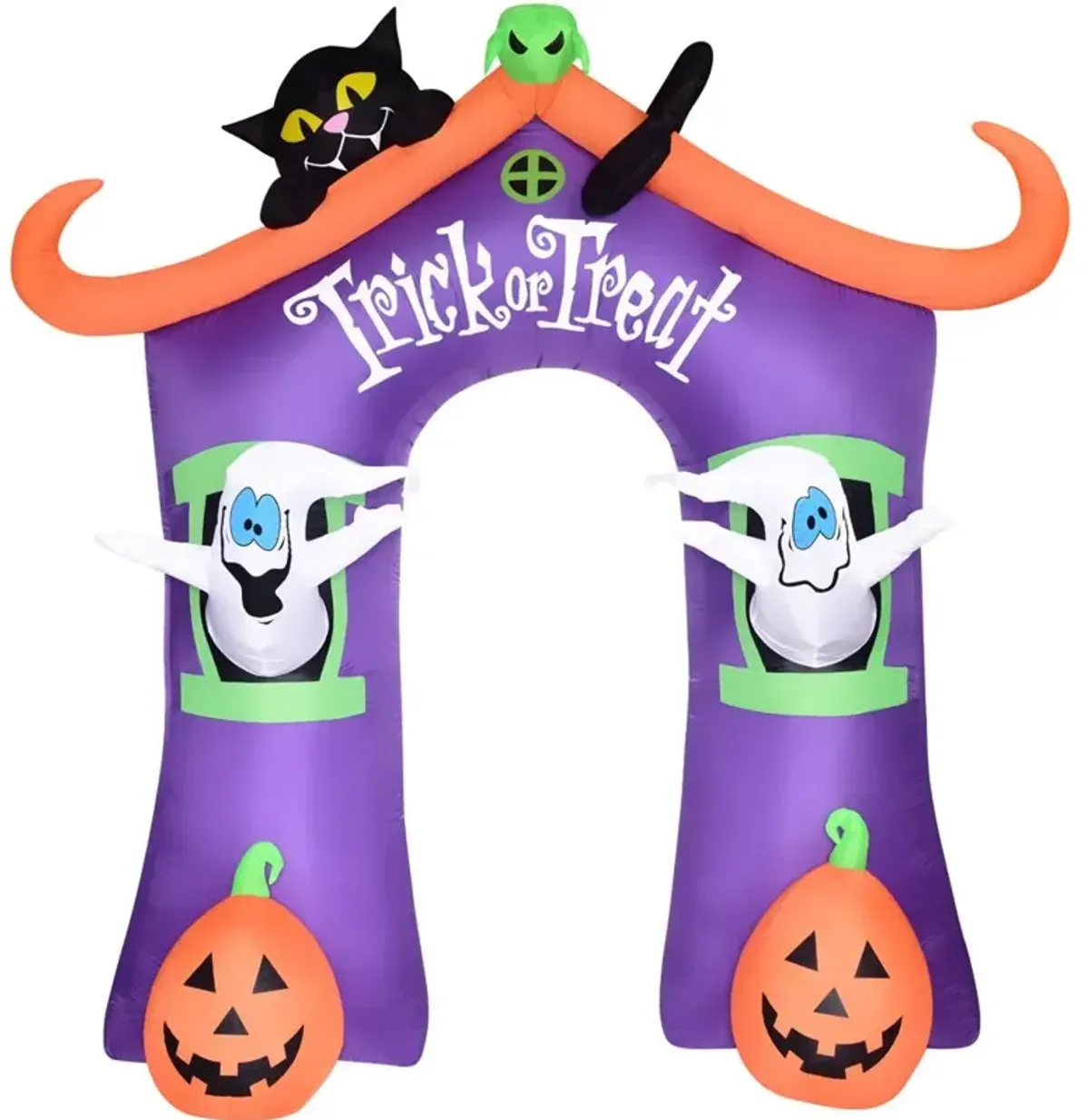 Haunted Hill Farm 9ft Inflatable Trick or Treat Arch with Lights