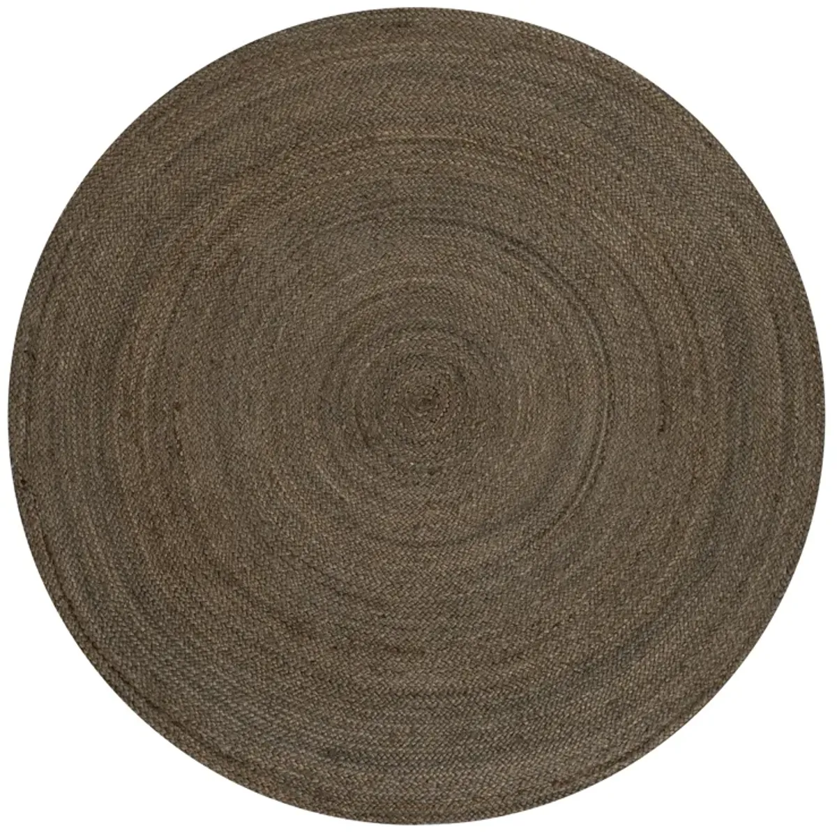 Zara Braided Coastal Cottage Round Jute. Round Area Rug