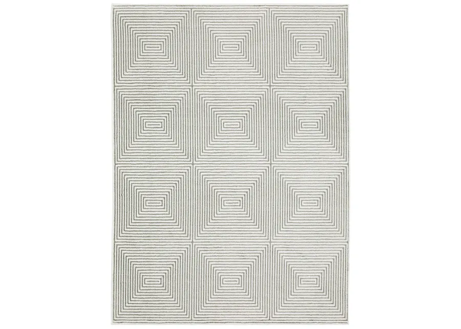 Montecito 9'10" x 12'10" Gry Rug