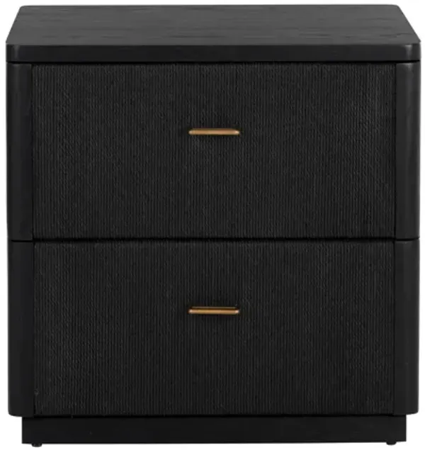 Etienne Black Nightstand