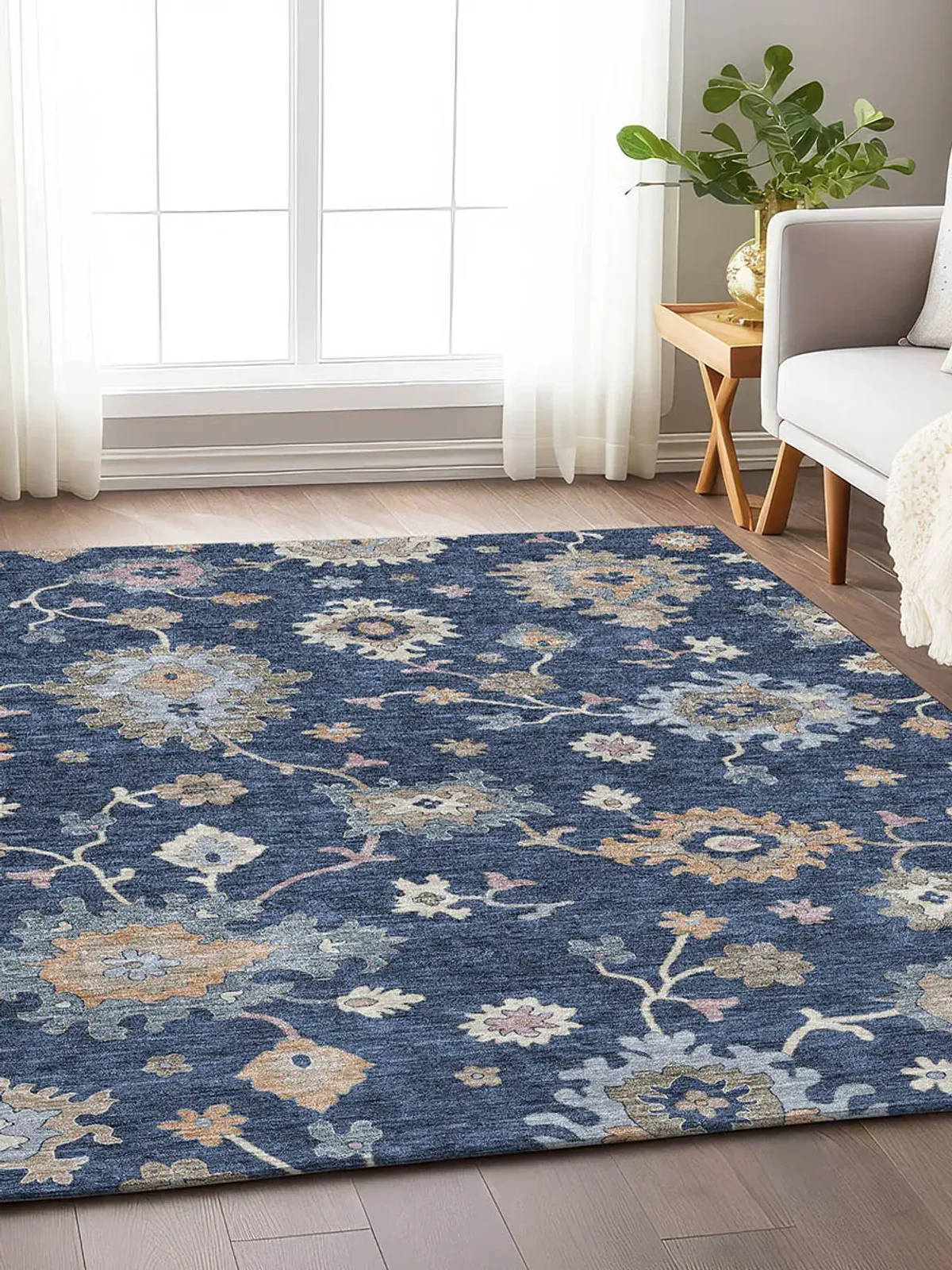 Hatay HY4 Navy 9' x 12' Rug