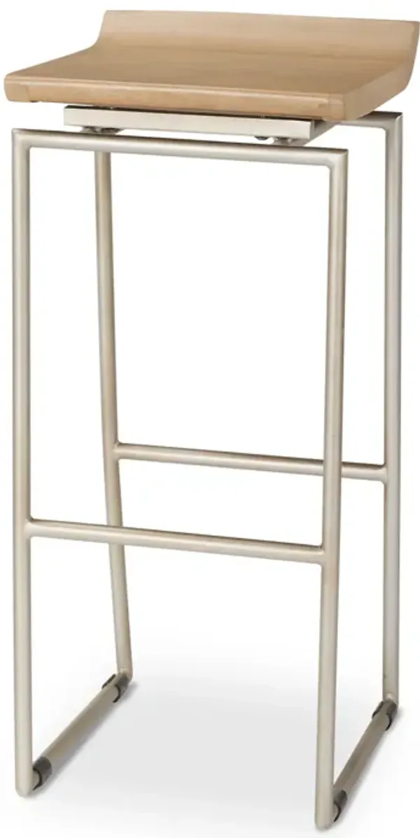 Givens Wood Seat Stool