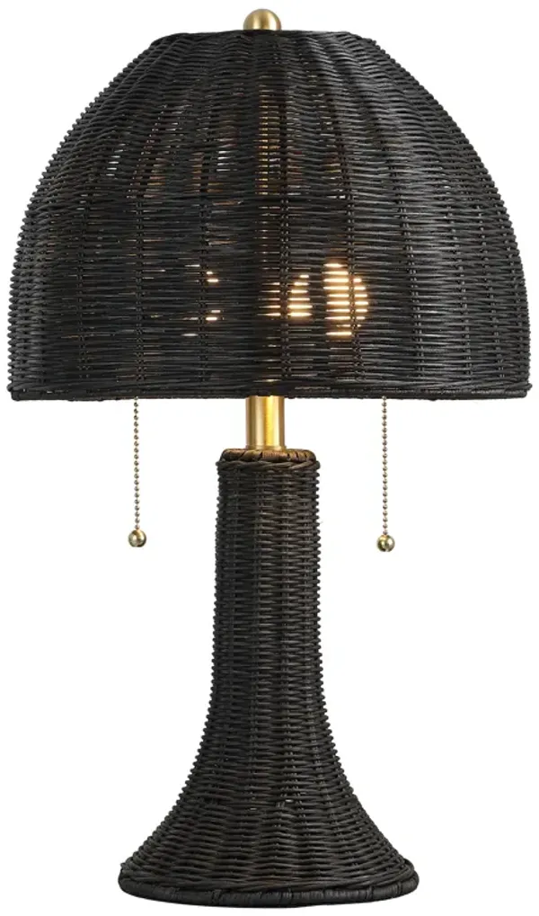 Joanie 22" Bohemian Rustic Iron LED Table Lamp