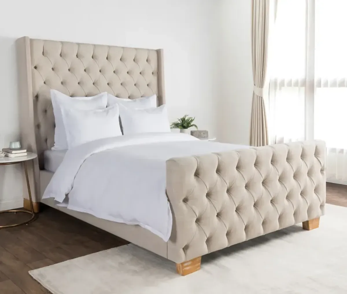 Arcadia White 3-Piece Queen Duvet Set