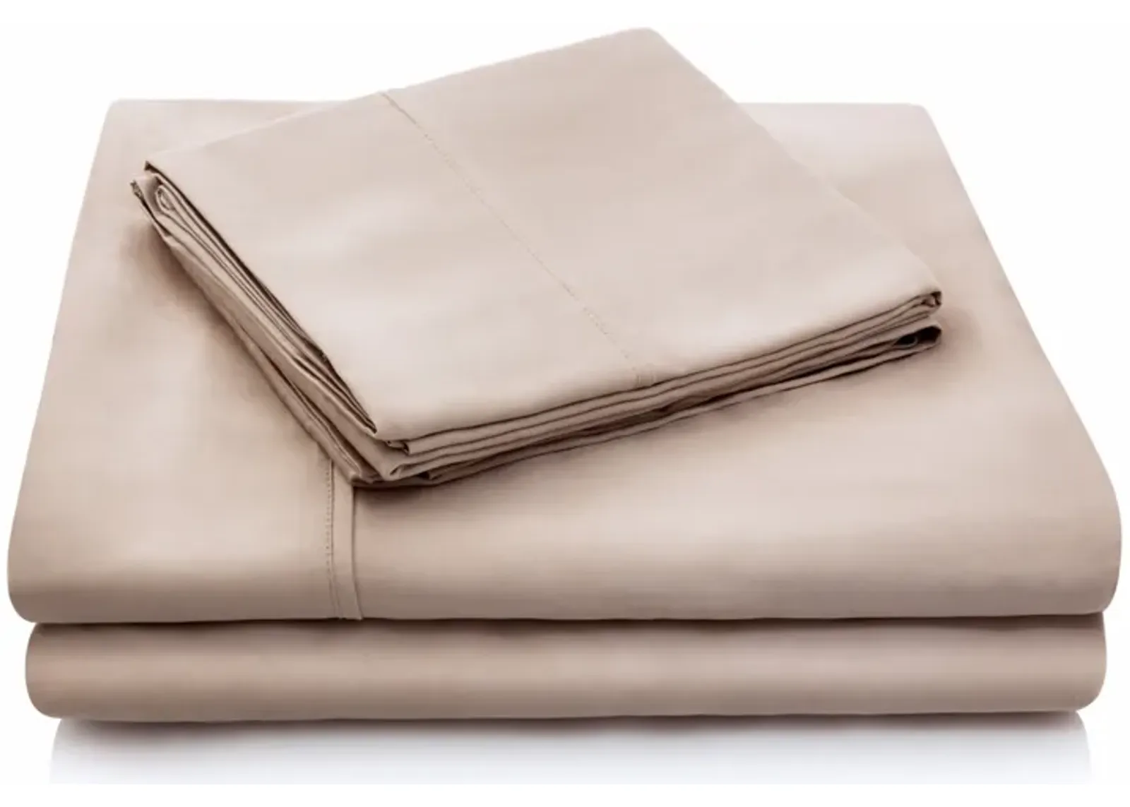 Malouf Tencel Split King Sheet Set in Ecru