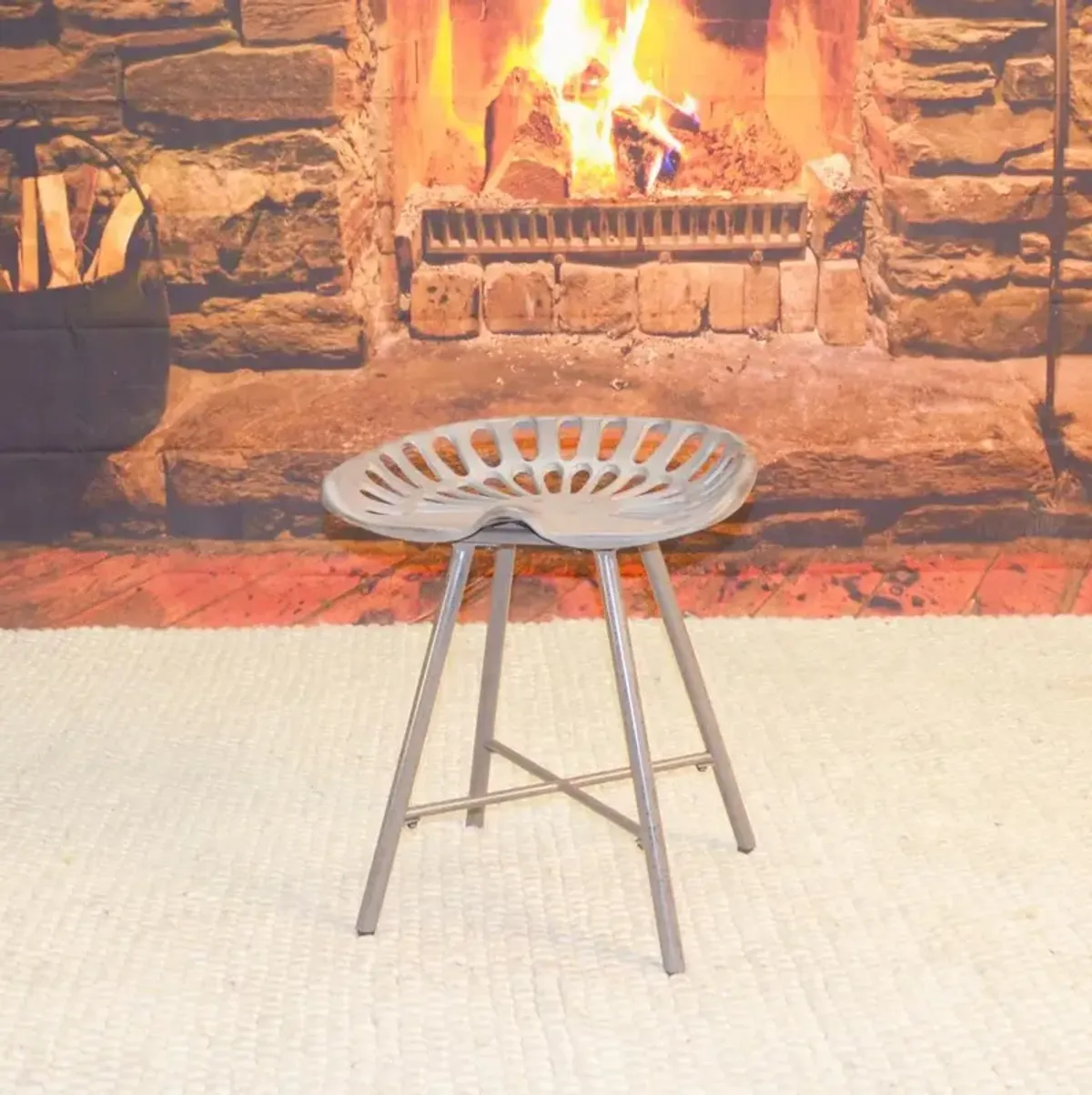 Carolina Living Jace Tractor Seat Stool - Industrial