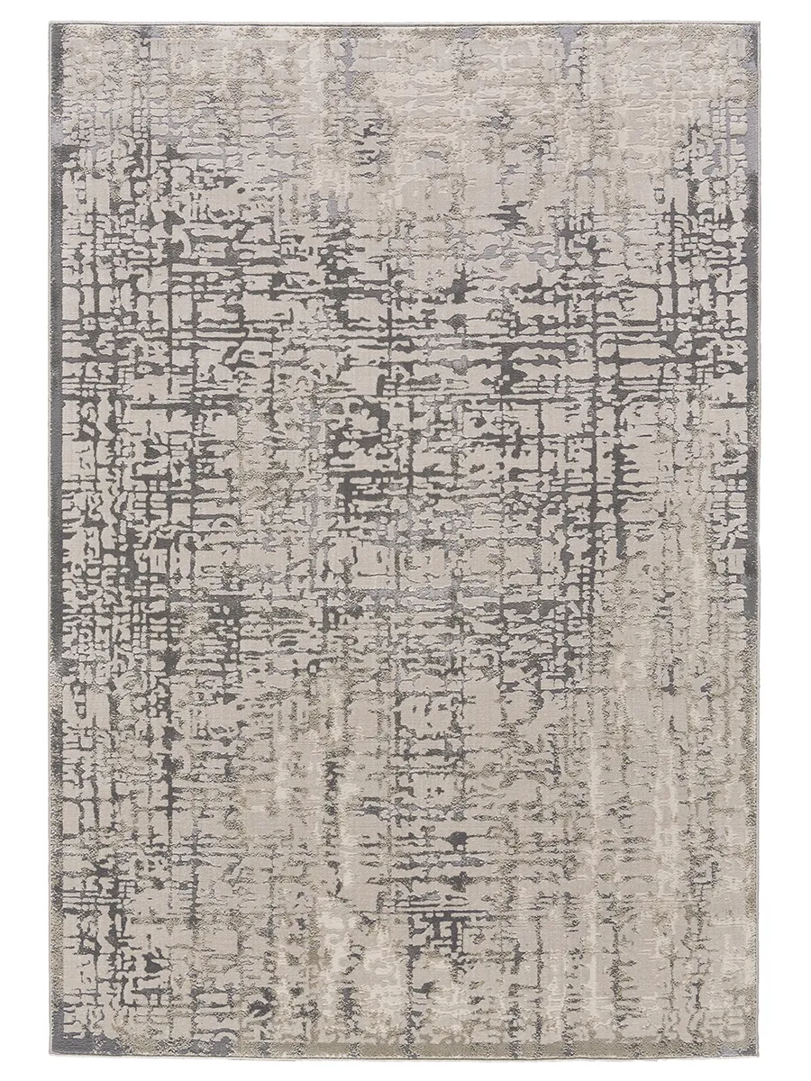 Prasad 3683F Gray/Ivory 10' x 13'2" Rug