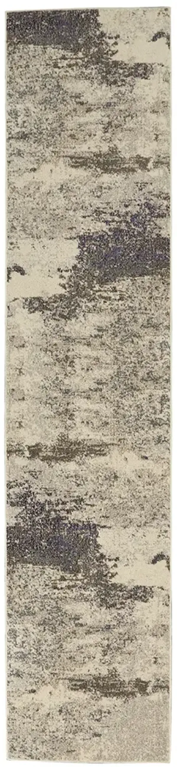 Celestial CES02 Ivory/Gray 2'2" x 12' Rug