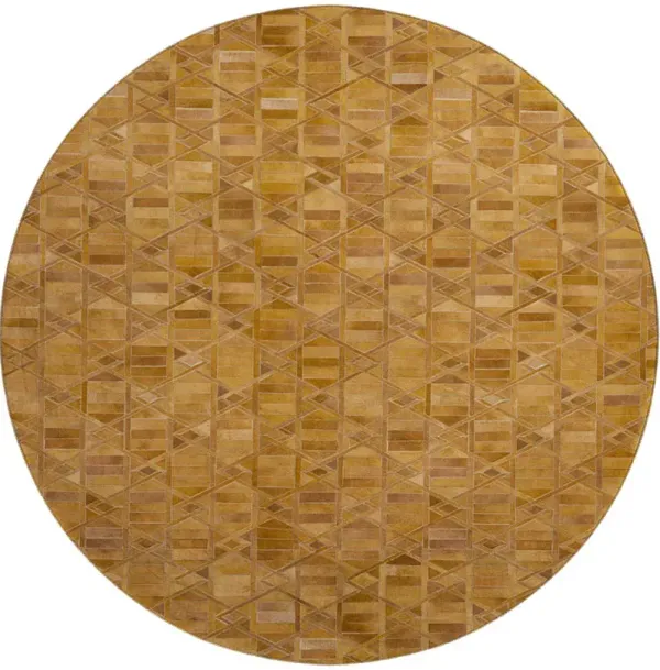 Bozeman BM4 Rust 8' Round Rug