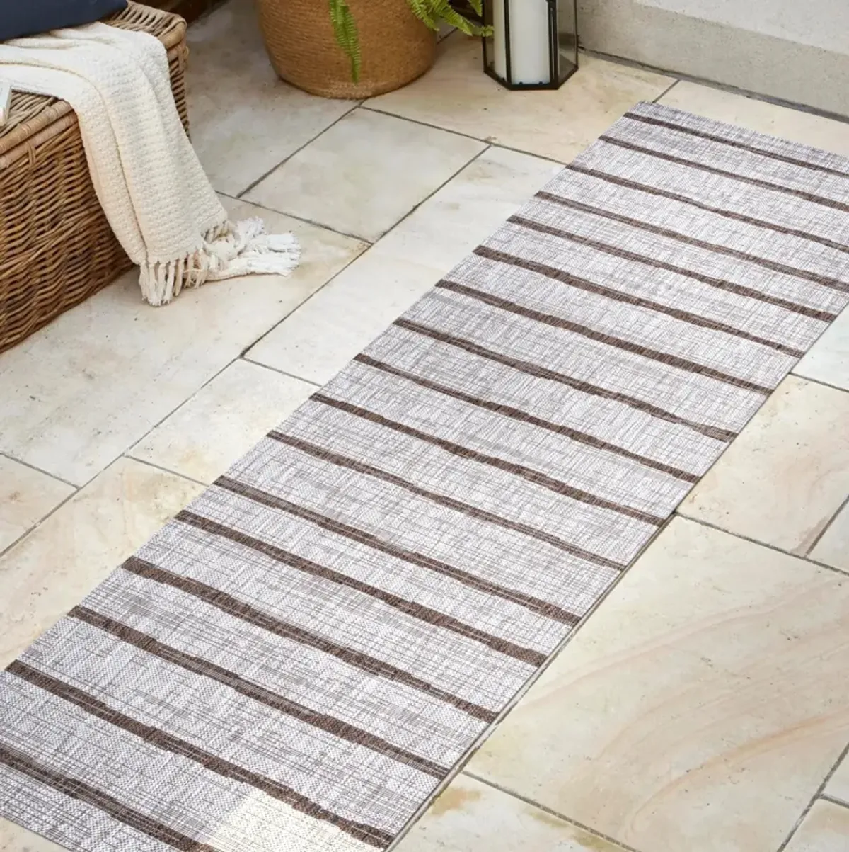 Colonia Berber Stripe Indoor/Outdoor Area Rug