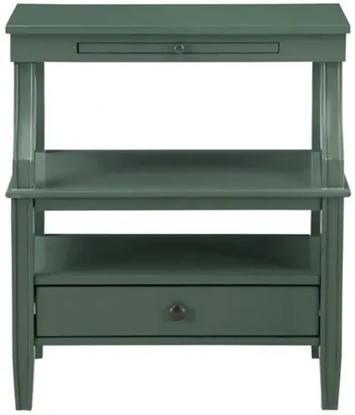 Newton Vintage Green Storage Nightstand