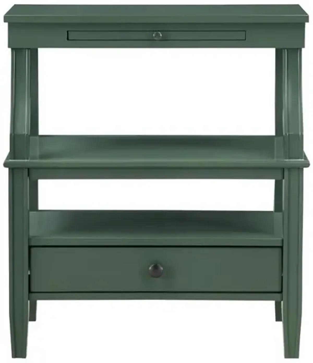 Newton Vintage Green Storage Nightstand