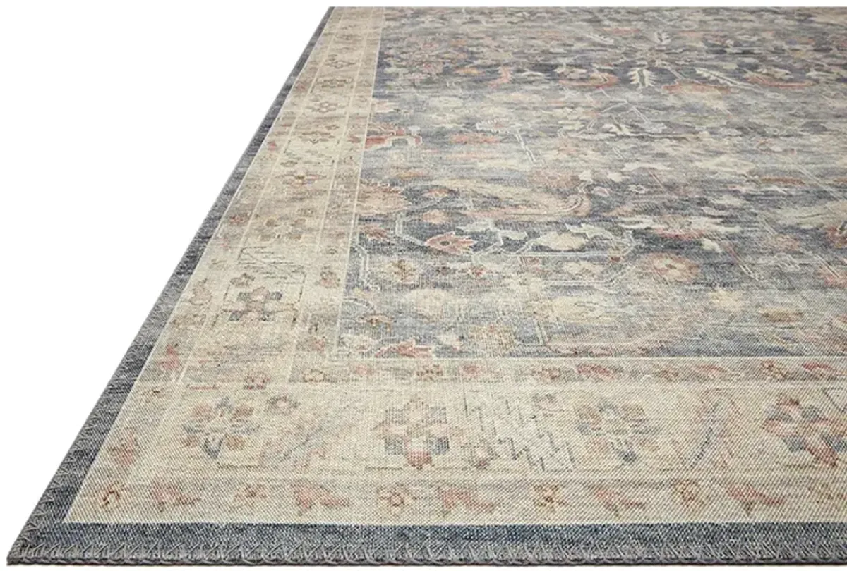 Hathaway HTH02 Denim/Multi 7'6" x 9'6" Rug