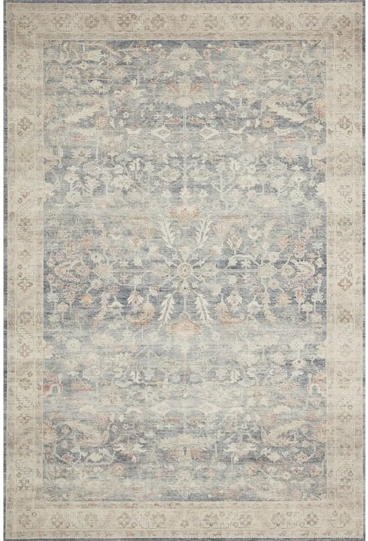 Hathaway HTH02 Denim/Multi 7'6" x 9'6" Rug